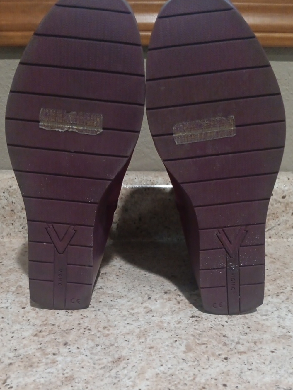 Women's Vionic Suede Ankle Boots - Plum - Picture 2 of 8